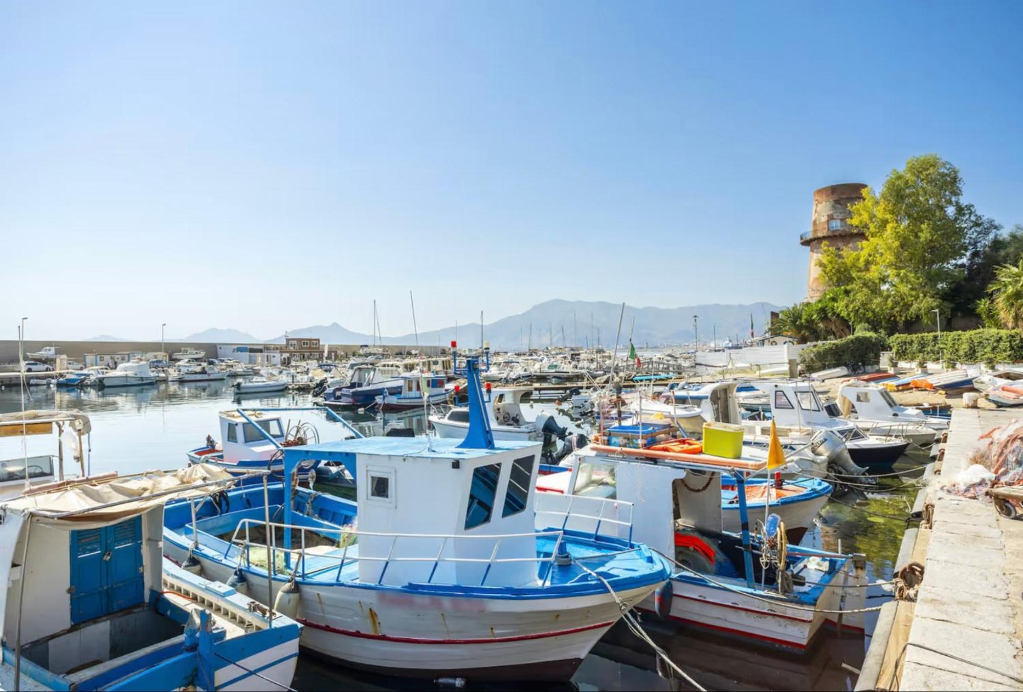 La Barca Sul Mare Apartment Palermo Bagian luar foto